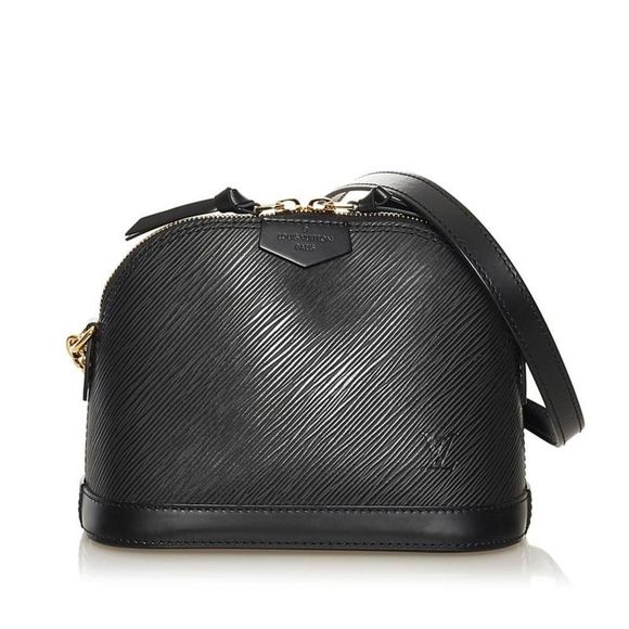 Louis Vuitton Handbags - Louis Vuitton Epi Alma Mini Chain Shoulder Bag Noir Black Leather